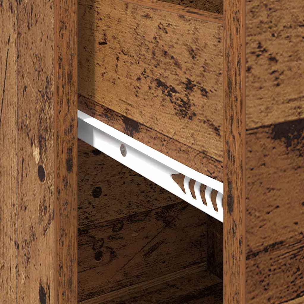 Dressoir met lade Oudhout 38 x 34 x 75 cm is nu te koop bij PeponiXL, paradijselijk wonen!