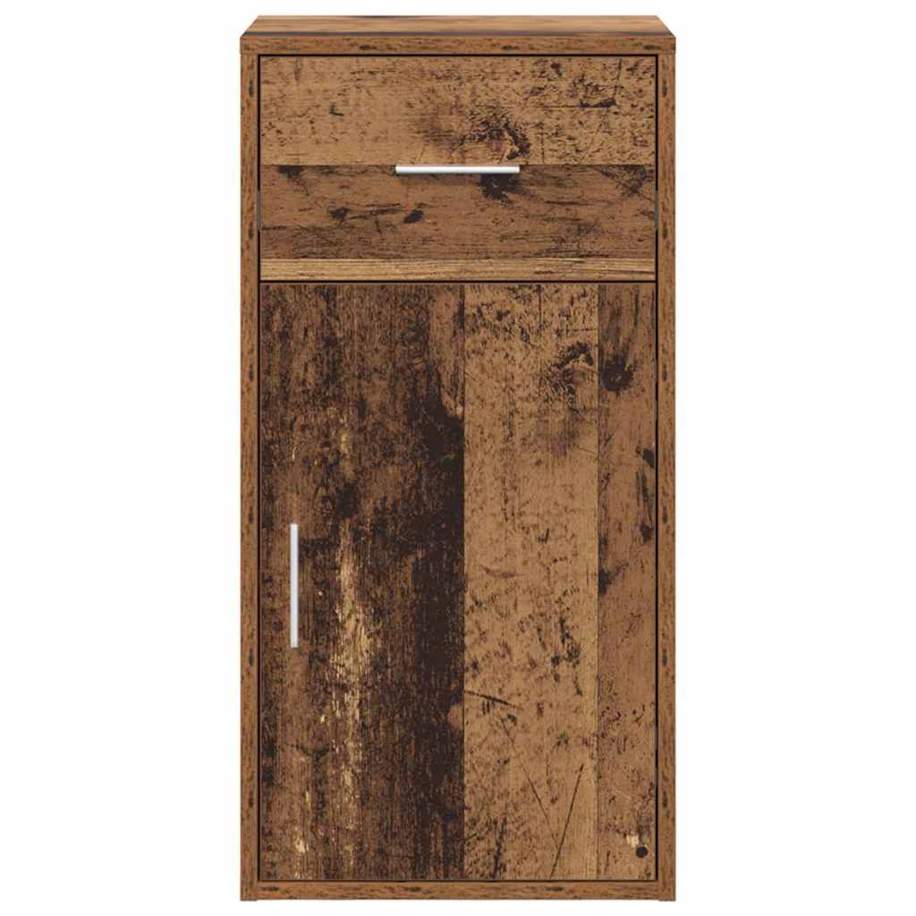 Dressoir met lade Oudhout 38 x 34 x 75 cm is nu te koop bij PeponiXL, paradijselijk wonen!