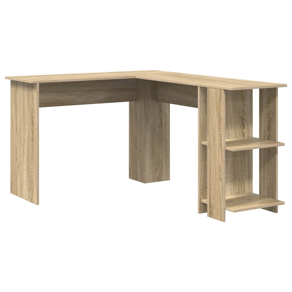 Hoekbureau Sonoma Eiken 140 x 113,5 x 75 cm Bewerkt hout is nu te koop bij PeponiXL, paradijselijk wonen!