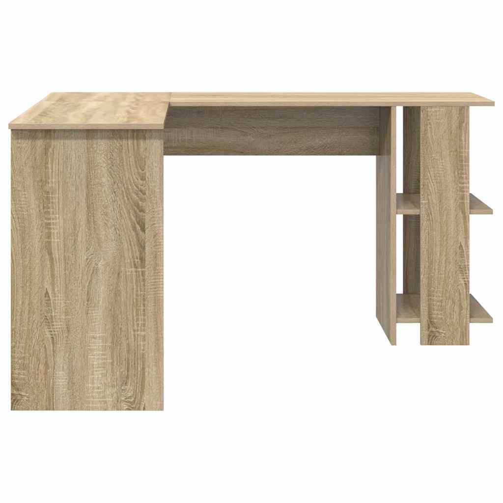 Hoekbureau Sonoma Eiken 140 x 113,5 x 75 cm Bewerkt hout is nu te koop bij PeponiXL, paradijselijk wonen!