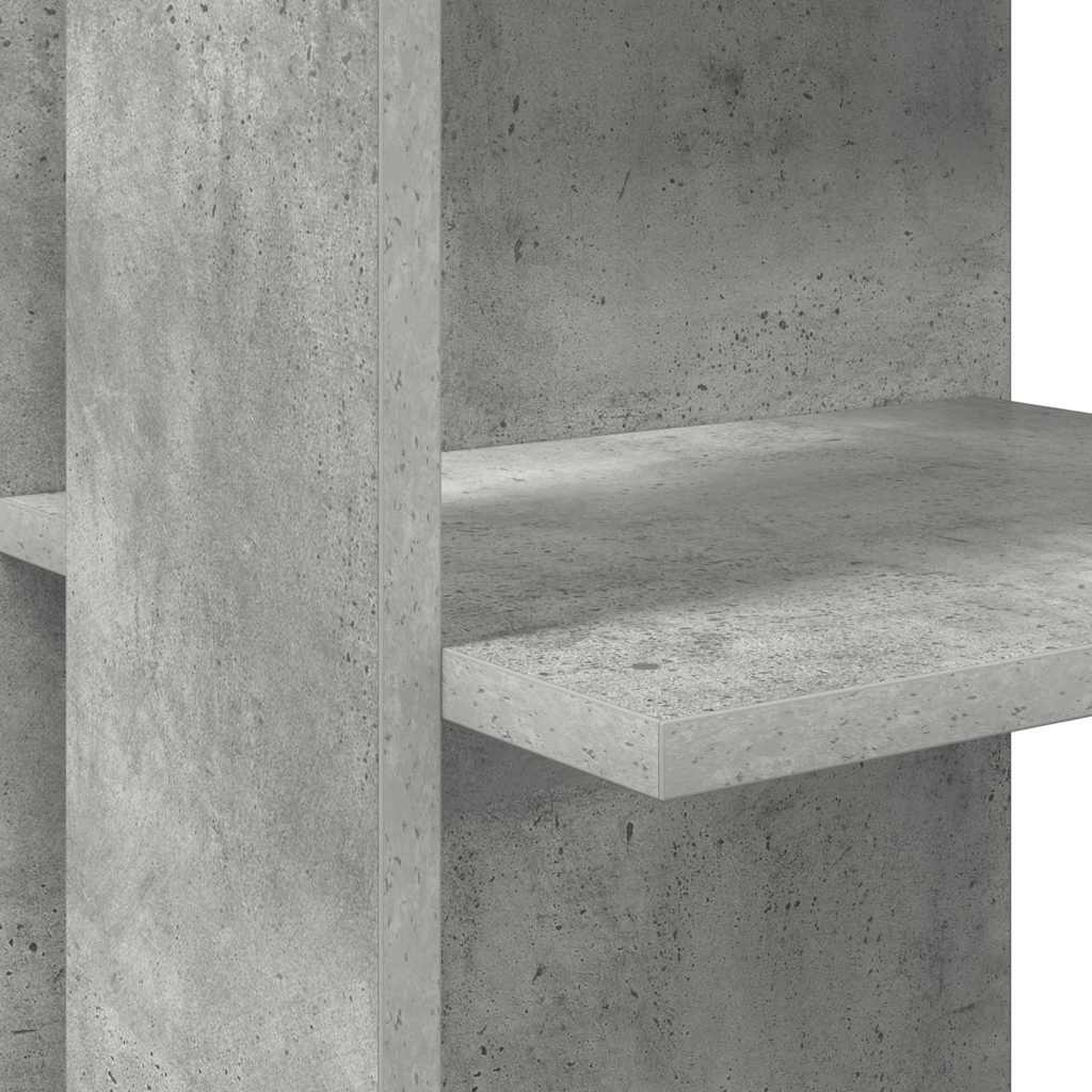 Hoekbureau Beton Grijs 140 x 113,5 x 75 cm Bewerkt hout is nu te koop bij PeponiXL, paradijselijk wonen!