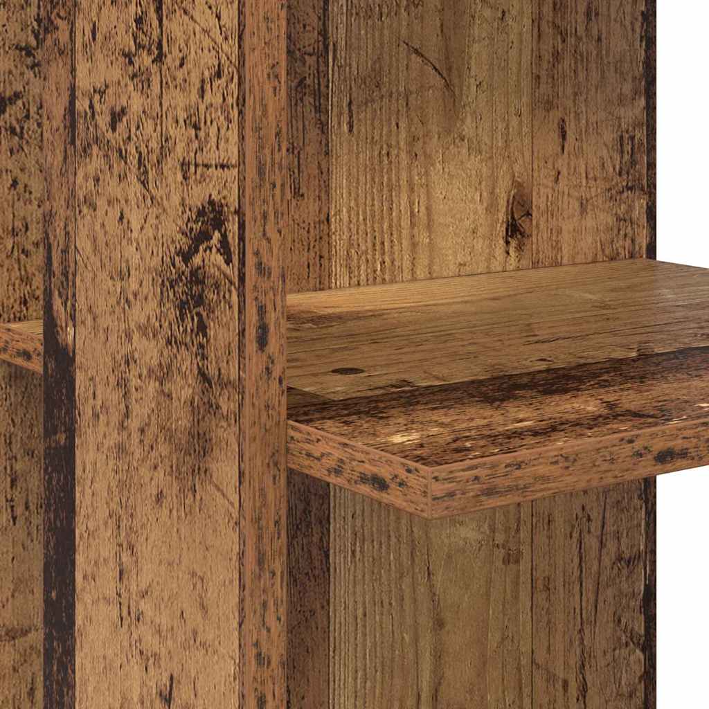 Hoekbureau met plank Oud Hout 140 x 113,5 x 75 cm Bewerkt hout is nu te koop bij PeponiXL, paradijselijk wonen!