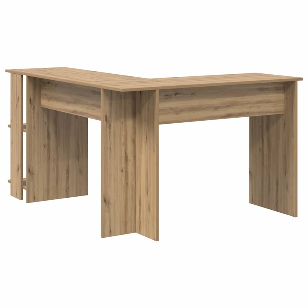 Hoekbureau Artisan Eiken 140 x 113,5 x 75 cm Bewerkt hout is nu te koop bij PeponiXL, paradijselijk wonen!