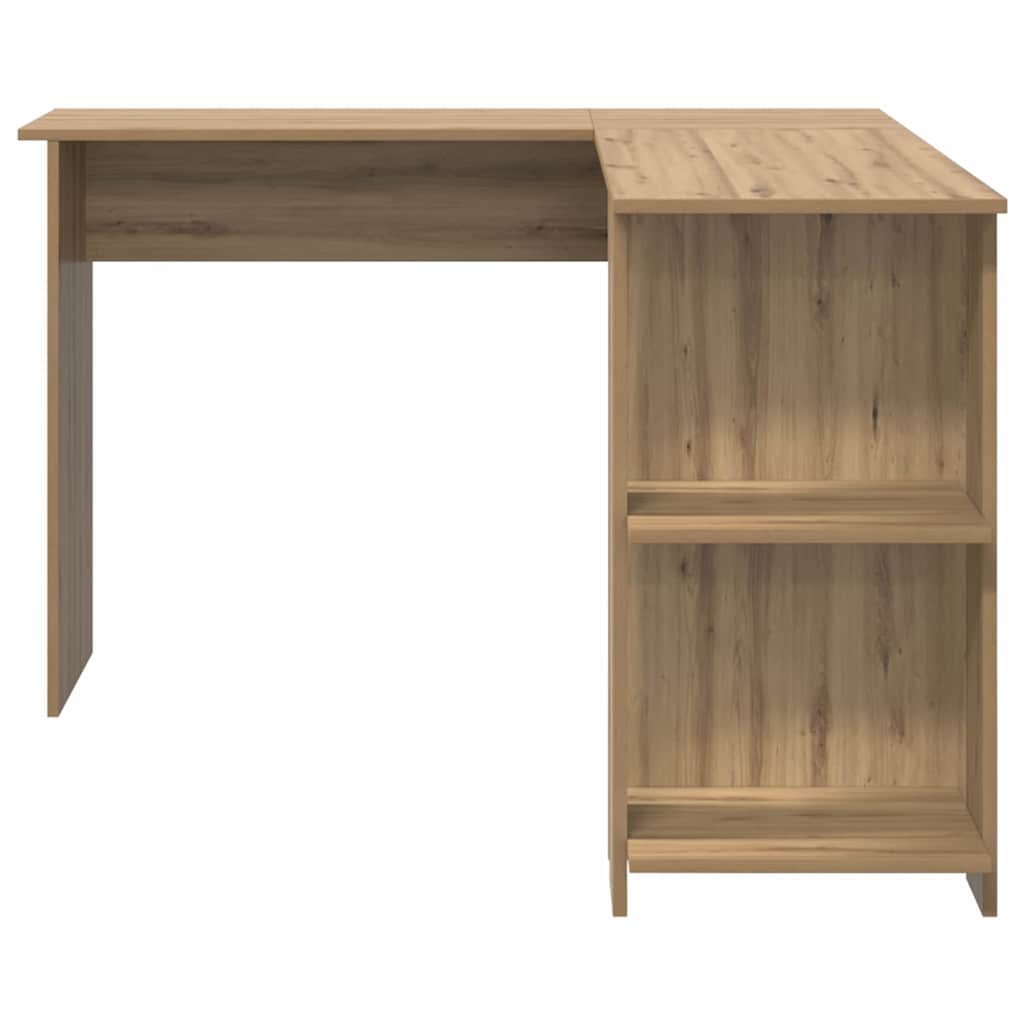Hoekbureau Artisan Eiken 140 x 113,5 x 75 cm Bewerkt hout is nu te koop bij PeponiXL, paradijselijk wonen!