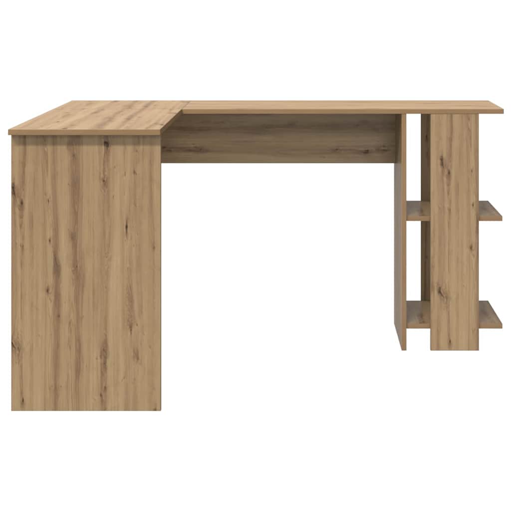 Hoekbureau Artisan Eiken 140 x 113,5 x 75 cm Bewerkt hout is nu te koop bij PeponiXL, paradijselijk wonen!
