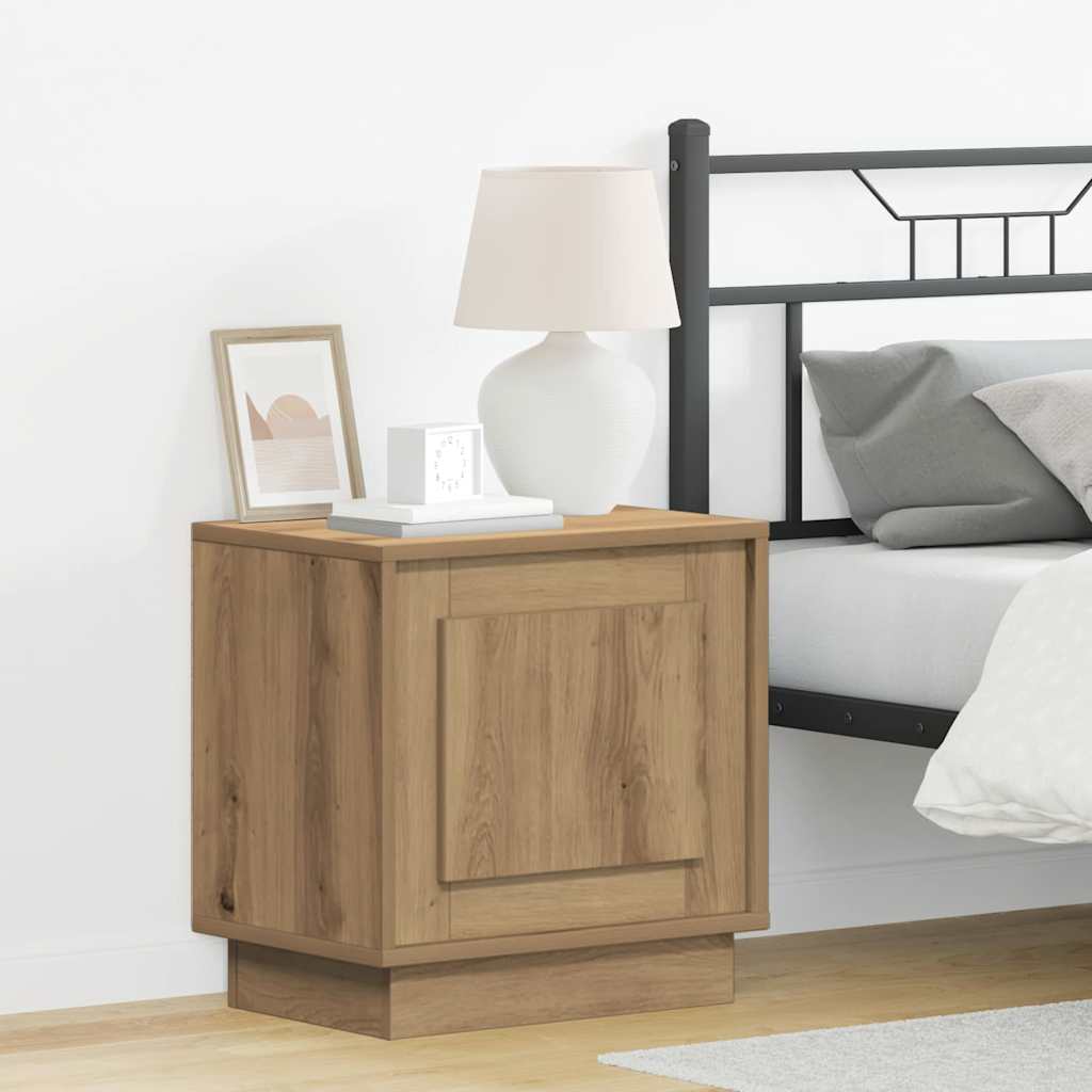 Nachtkastje Artisan Eiken 44 x 34,5 x 45 cm Bewerkt hout is nu te koop bij PeponiXL, paradijselijk wonen!