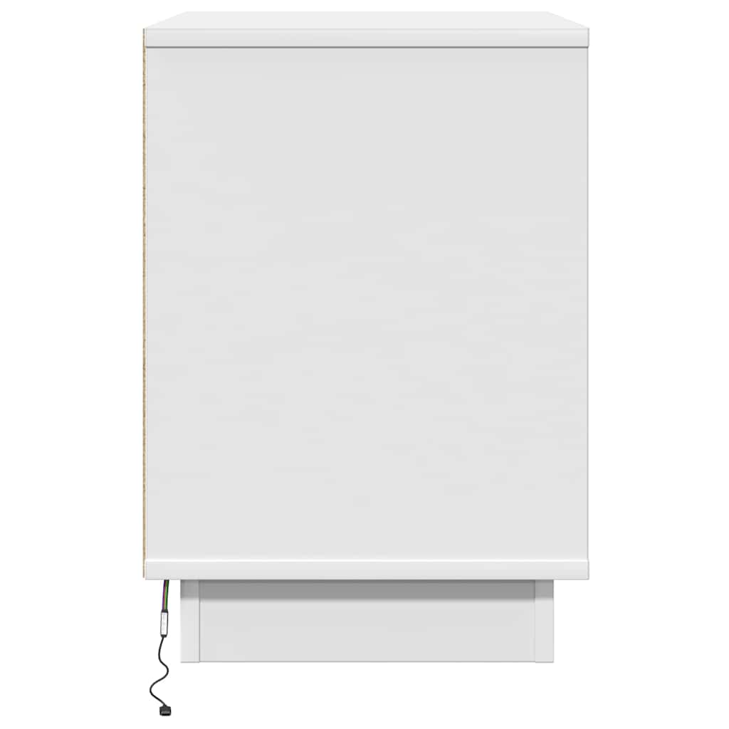 Nachtkastje met lade 2 pcs Wit 50 x 34,5 x 50 cm. Bewerkt hout is nu te koop bij PeponiXL, paradijselijk wonen!