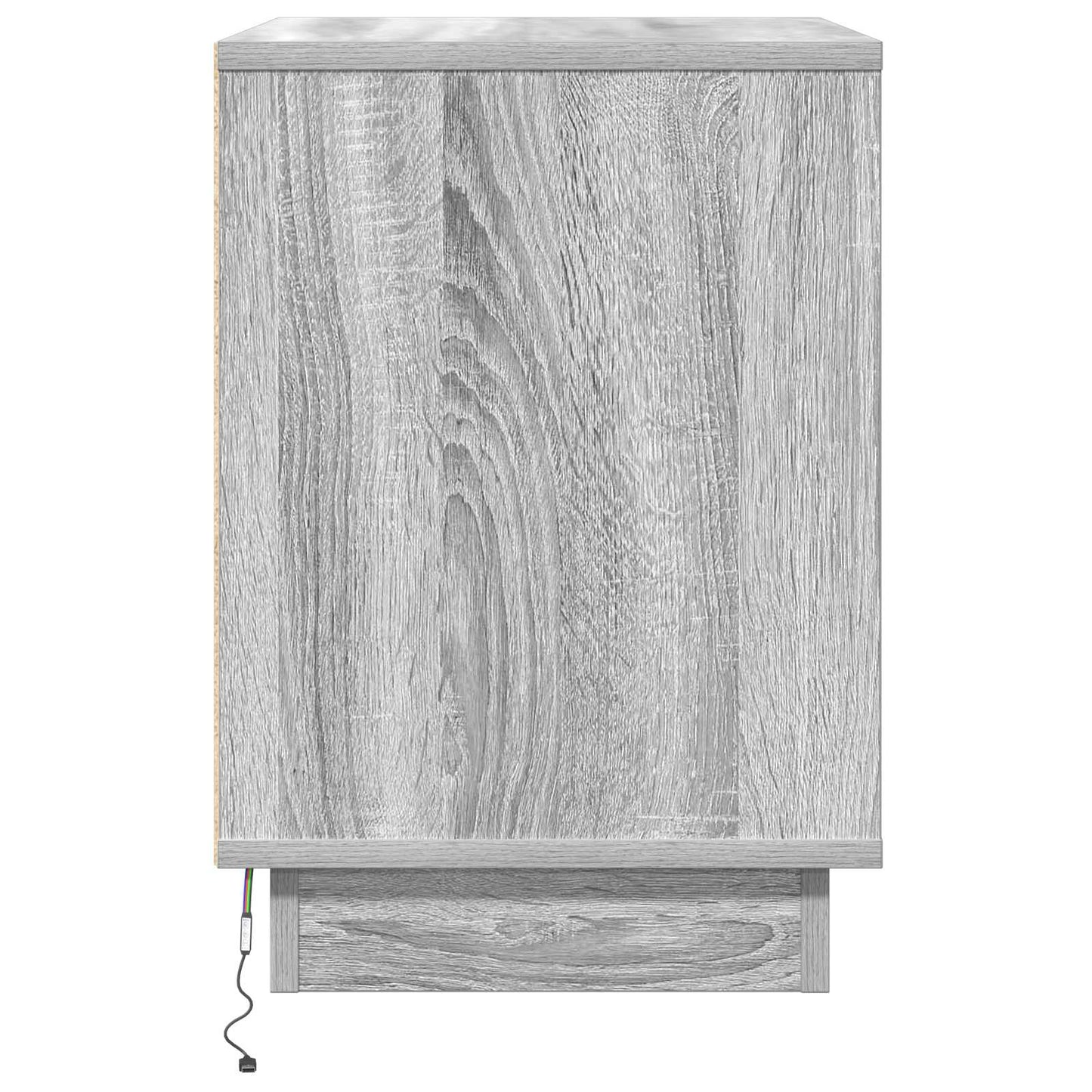 Nachtkastje 2 pcs Grijs 50 x 34,5 x 50 cm. Bewerkt hout is nu te koop bij PeponiXL, paradijselijk wonen!