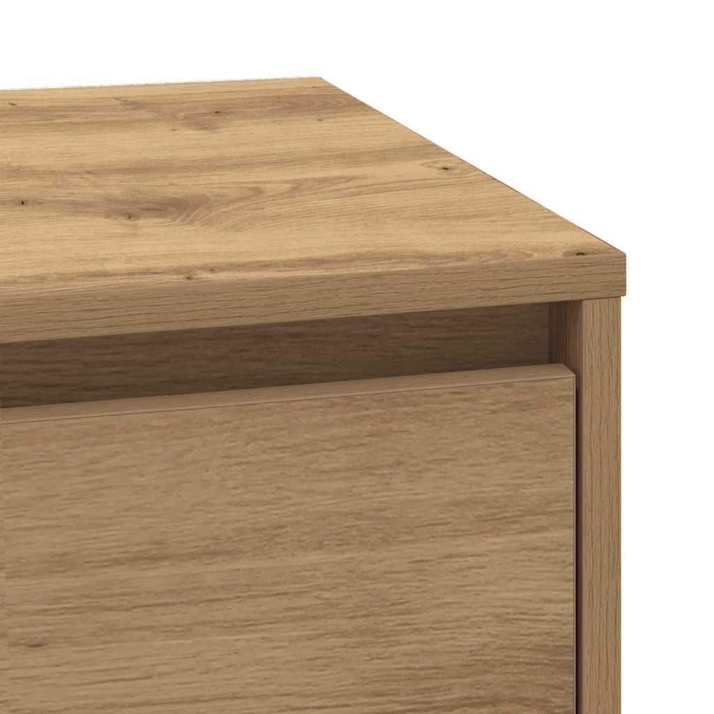 Nachtkastje Artisan Eiken 39 x 34,5 x 50 cm Bewerkt hout is nu te koop bij PeponiXL, paradijselijk wonen!