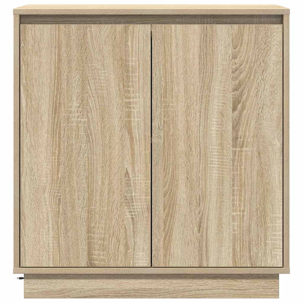 LED Sideboard voor Sonoma Eiken 71 x 34,5 x 75 cm Bewerkt hout is nu te koop bij PeponiXL, paradijselijk wonen!