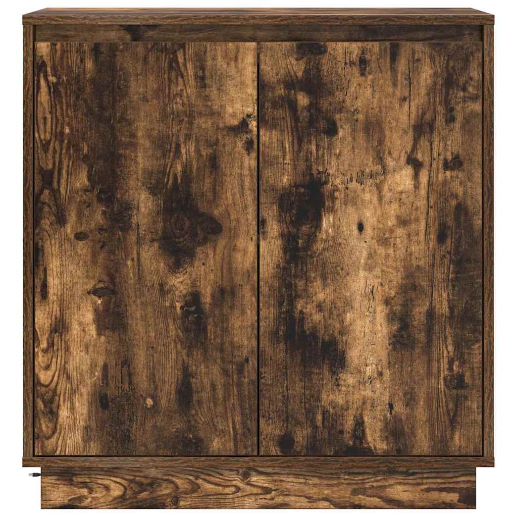 LED Sideboard voor Gerookt eiken 71 x 34,5 x 75 cm is nu te koop bij PeponiXL, paradijselijk wonen!