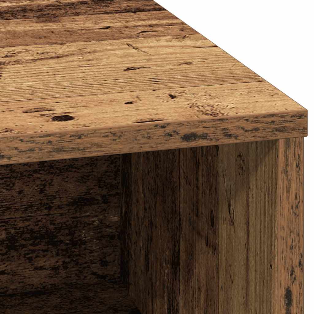 LED Sideboard Oudhout 71 x 34,5 x 75 cm Bewerkt hout is nu te koop bij PeponiXL, paradijselijk wonen!