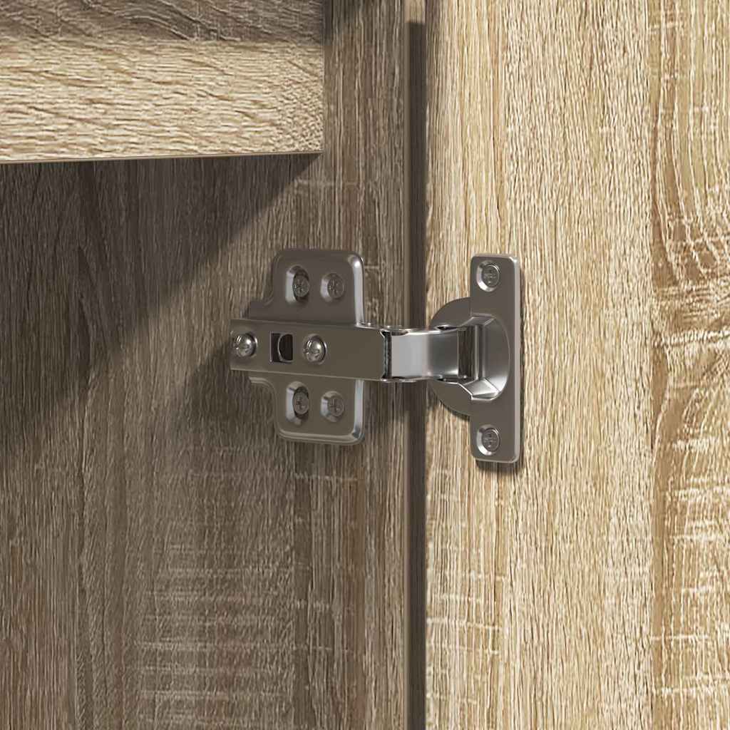 TV-kast Sonoma Eiken 100 x 38 x 49 cm Bewerkt hout is nu te koop bij PeponiXL, paradijselijk wonen!