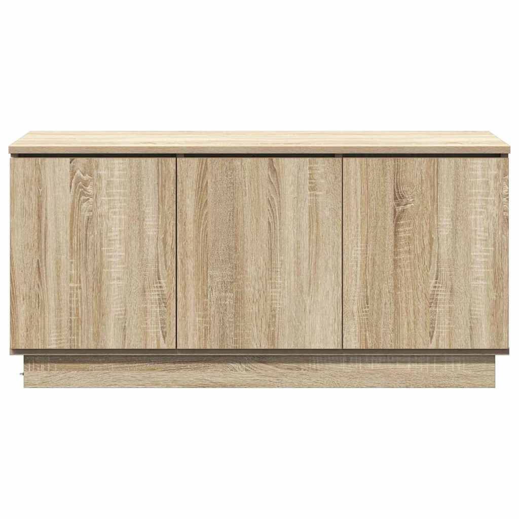 TV-kast Sonoma Eiken 100 x 38 x 49 cm Bewerkt hout is nu te koop bij PeponiXL, paradijselijk wonen!