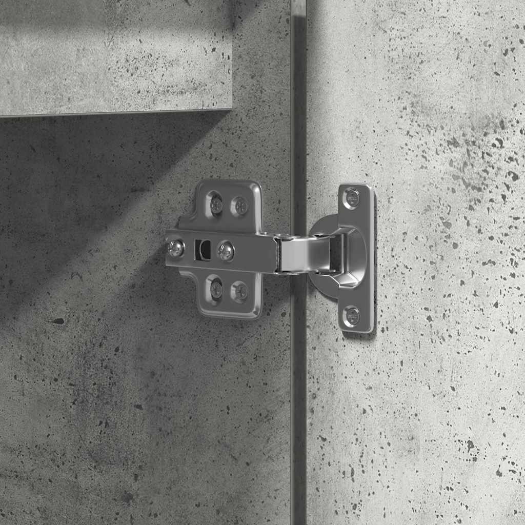 TV-kast Beton Grijs 100 x 38 x 49 cm Bewerkt hout is nu te koop bij PeponiXL, paradijselijk wonen!