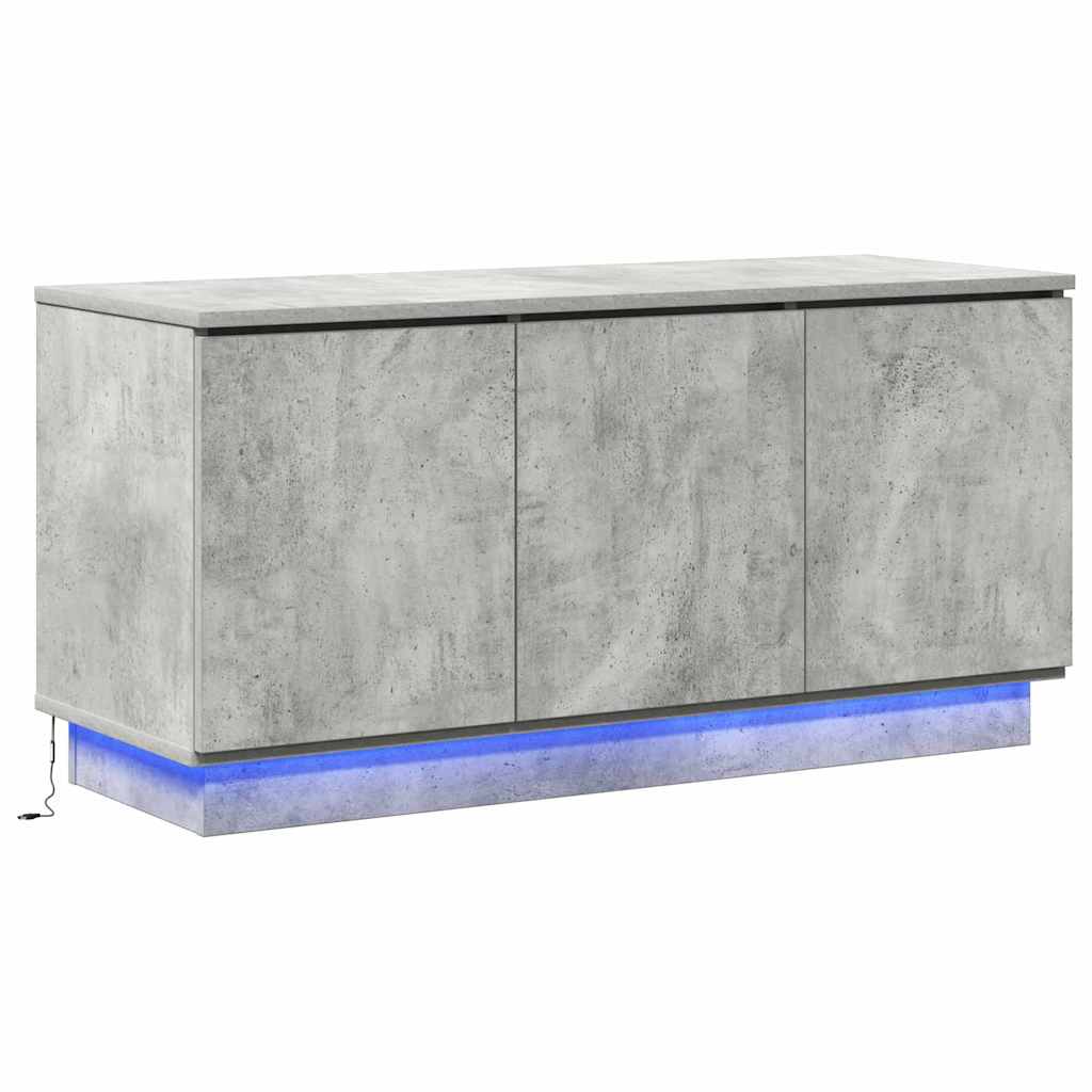 TV-kast Beton Grijs 100 x 38 x 49 cm Bewerkt hout is nu te koop bij PeponiXL, paradijselijk wonen!