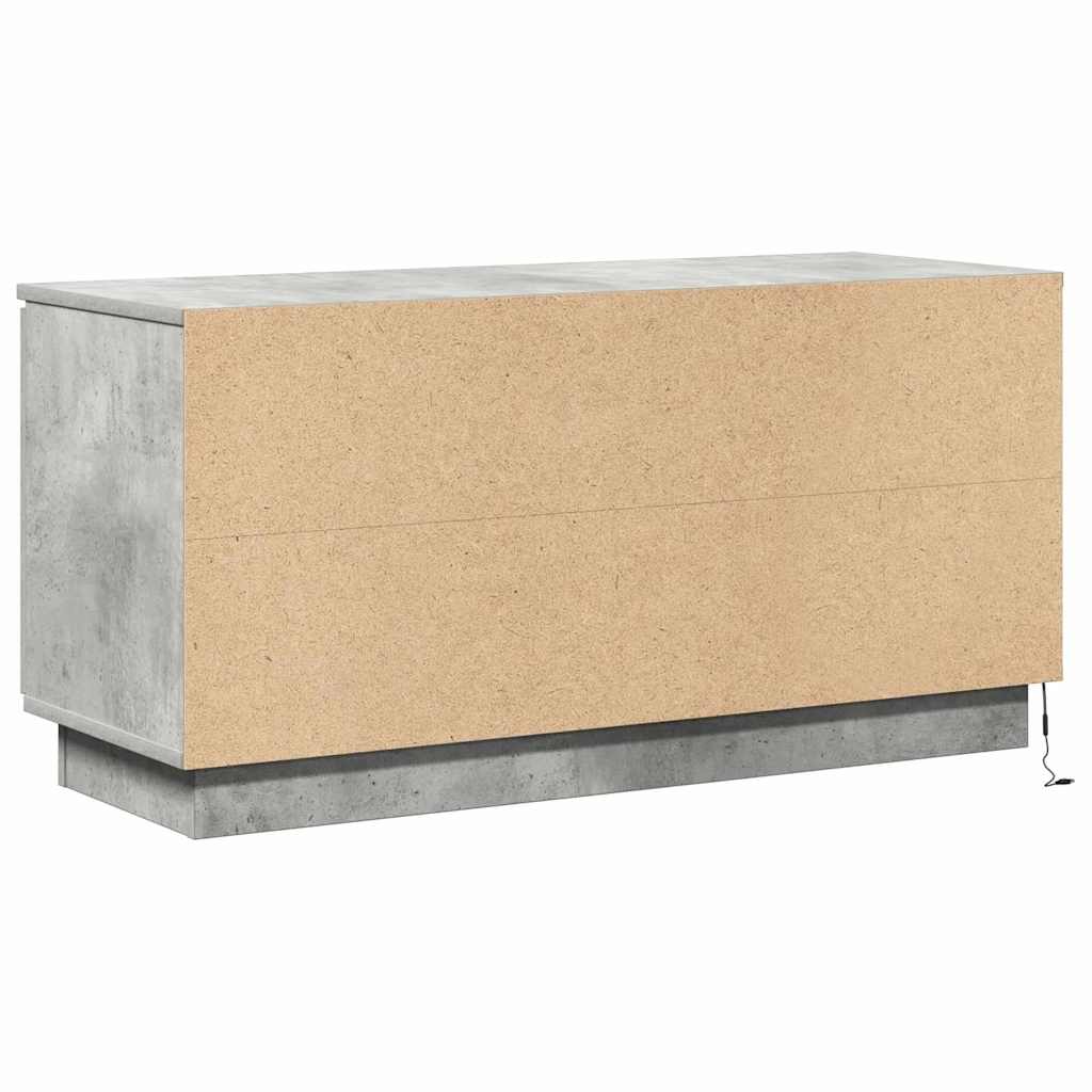 TV-kast Beton Grijs 100 x 38 x 49 cm Bewerkt hout is nu te koop bij PeponiXL, paradijselijk wonen!