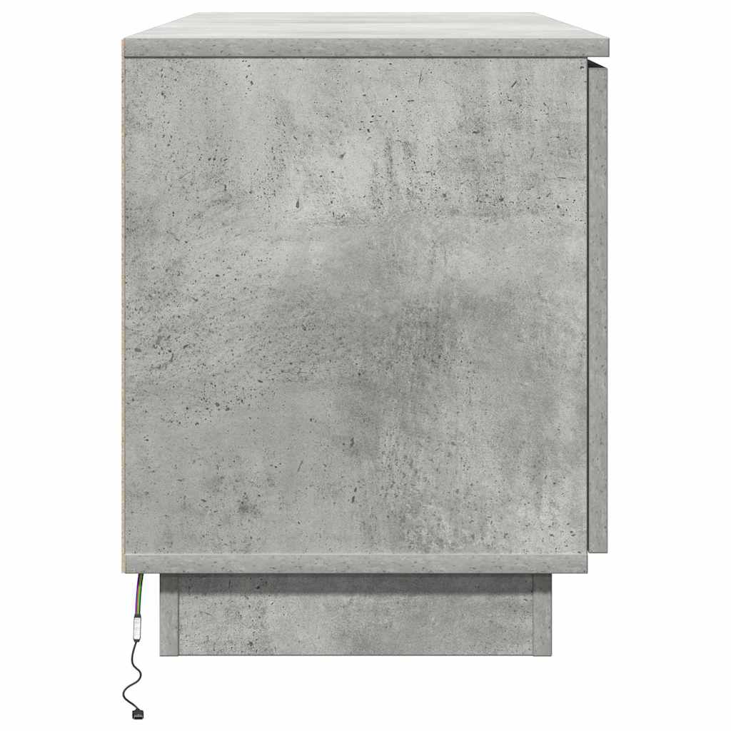 TV-kast Beton Grijs 100 x 38 x 49 cm Bewerkt hout is nu te koop bij PeponiXL, paradijselijk wonen!