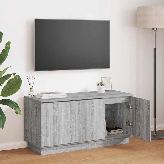 TV-kast Grijs Sonoma 100 x 38 x 49 cm Bewerkt hout is nu te koop bij PeponiXL, paradijselijk wonen!