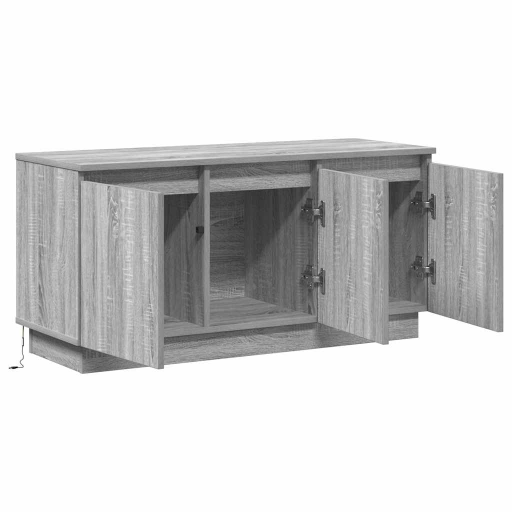 TV-kast Grijs Sonoma 100 x 38 x 49 cm Bewerkt hout is nu te koop bij PeponiXL, paradijselijk wonen!