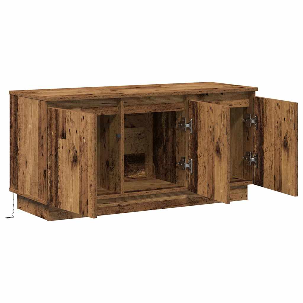 TV-kast Oud Hout 100 x 38 x 49 cm Bewerkt hout is nu te koop bij PeponiXL, paradijselijk wonen!