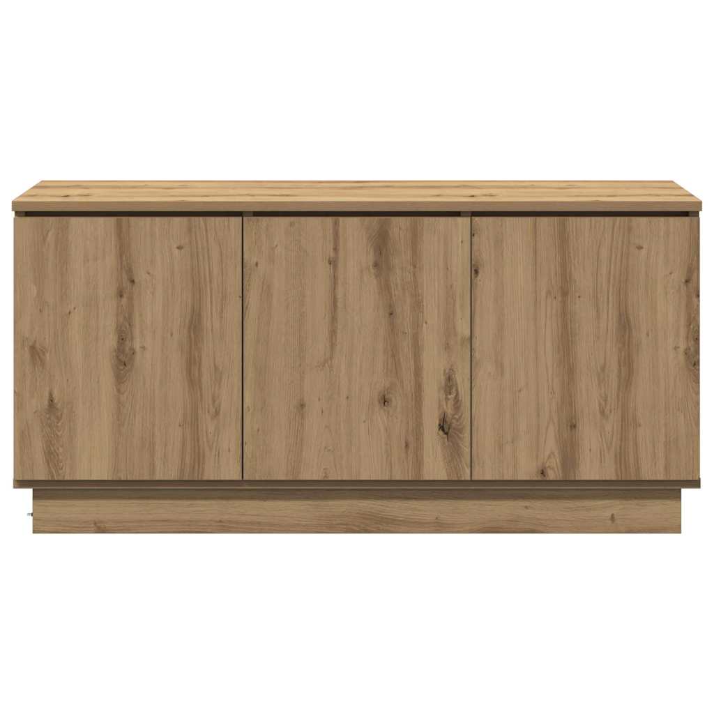 TV-kast Artisan Eiken 100 x 38 x 49 cm Bewerkt hout is nu te koop bij PeponiXL, paradijselijk wonen!