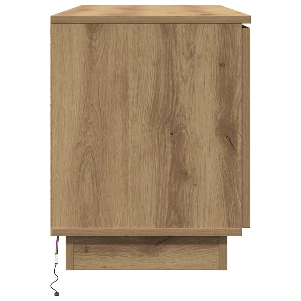 TV-kast Artisan Eiken 100 x 38 x 49 cm Bewerkt hout is nu te koop bij PeponiXL, paradijselijk wonen!