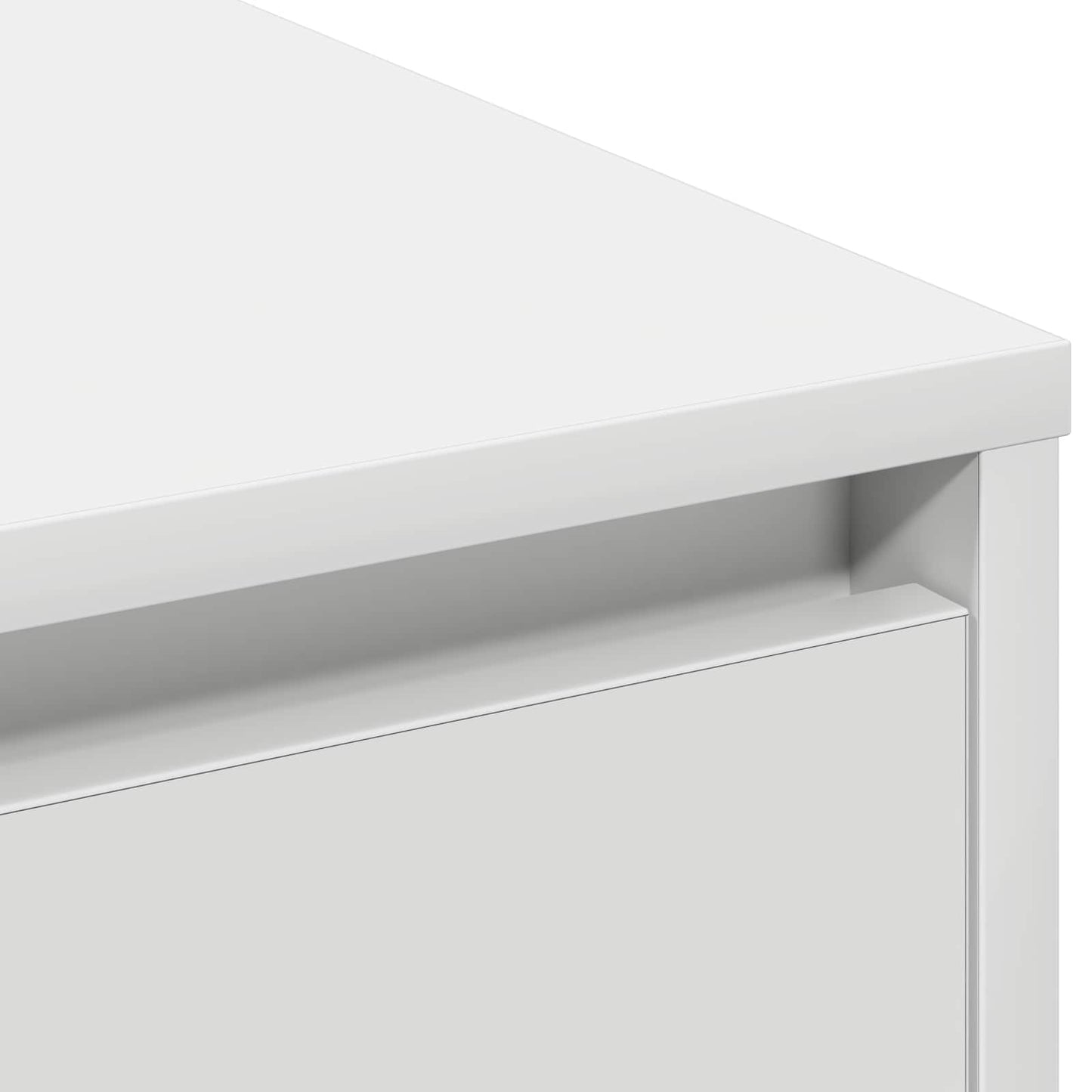 LED Sideboard Wit 90 x 32 x 75 cm Bewerkt hout is nu te koop bij PeponiXL, paradijselijk wonen!