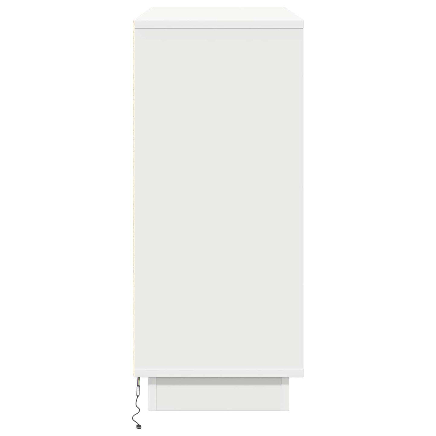 LED Sideboard Wit 90 x 32 x 75 cm Bewerkt hout is nu te koop bij PeponiXL, paradijselijk wonen!