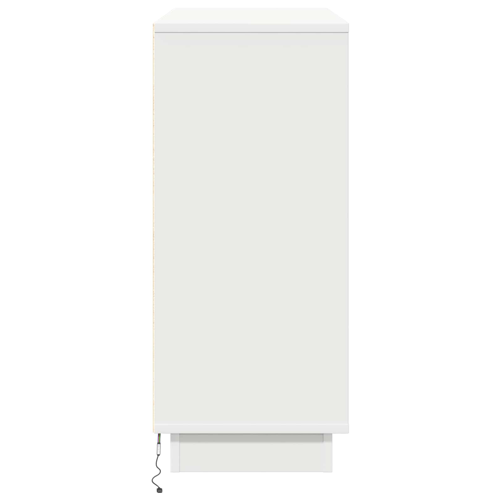 LED Sideboard Wit 90 x 32 x 75 cm Bewerkt hout is nu te koop bij PeponiXL, paradijselijk wonen!