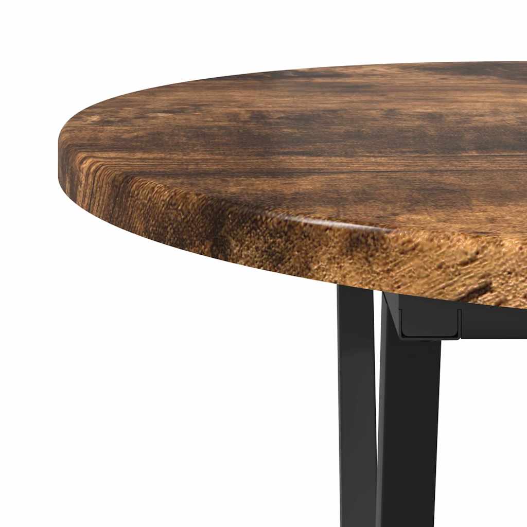 Salontafel Gerookt eiken 80 x 40 x 40.5 cm is nu te koop bij PeponiXL, paradijselijk wonen!