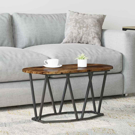 Salontafel Gerookt eiken 80 x 40 x 40.5 cm is nu te koop bij PeponiXL, paradijselijk wonen!