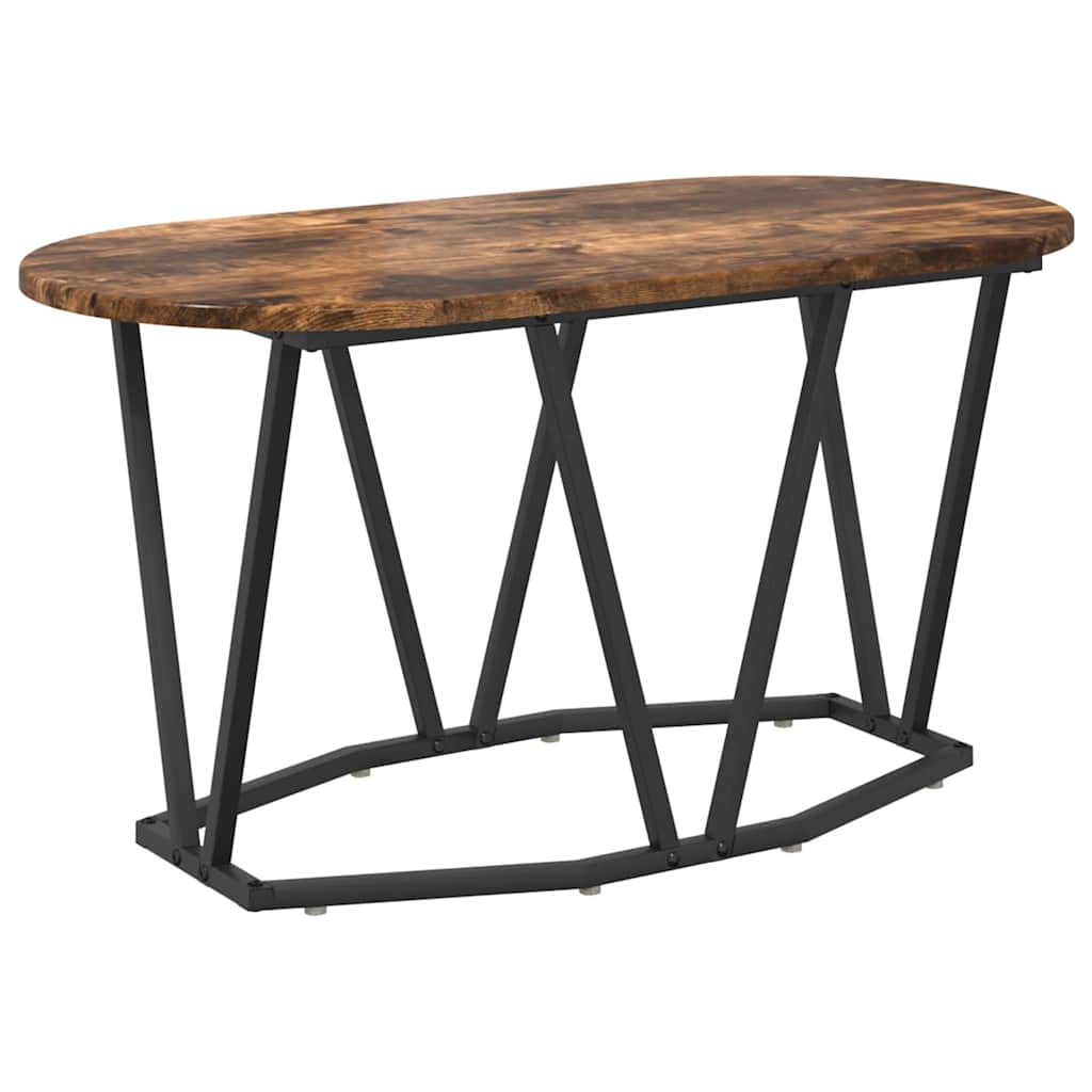 Salontafel Gerookt eiken 80 x 40 x 40.5 cm is nu te koop bij PeponiXL, paradijselijk wonen!