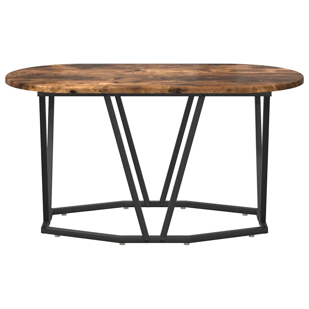 Salontafel Gerookt eiken 80 x 40 x 40.5 cm is nu te koop bij PeponiXL, paradijselijk wonen!