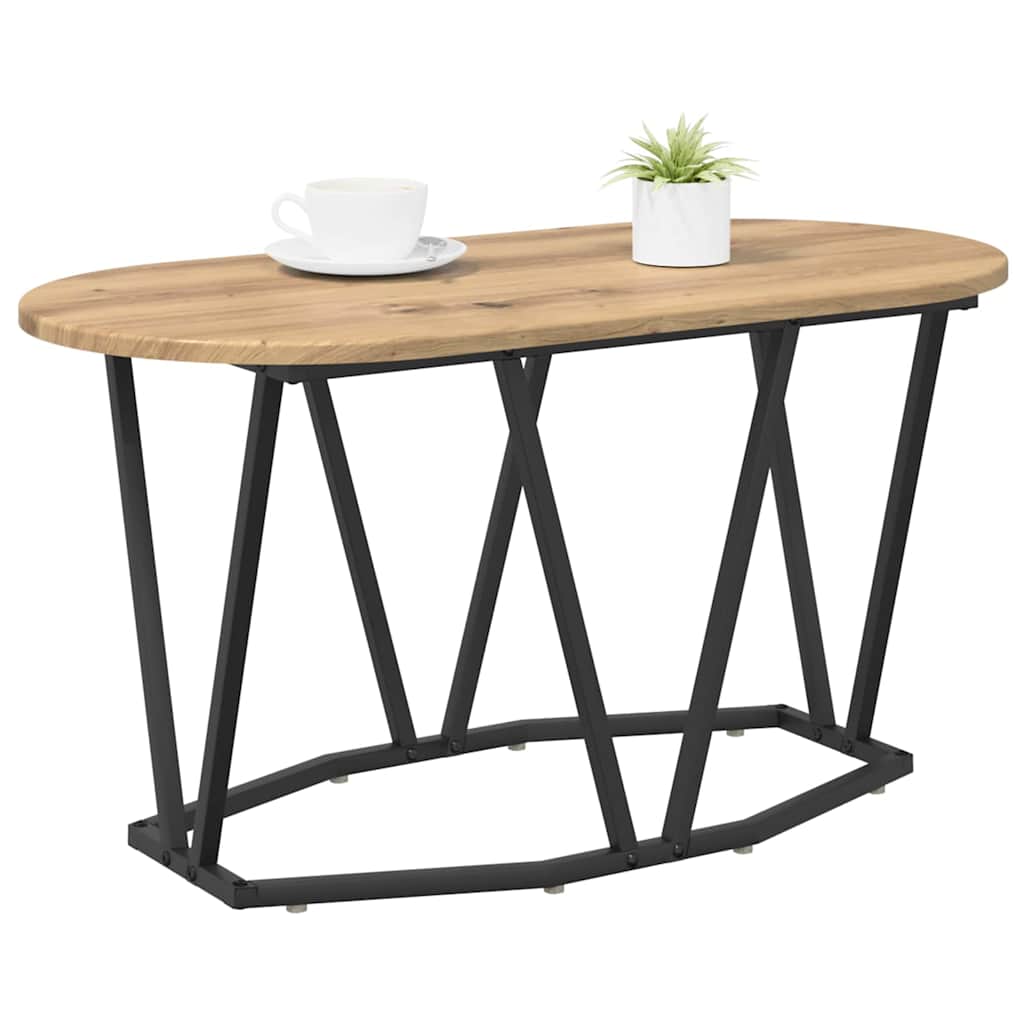 Salontafel Artisan Eiken 80 x 40 x 40.5 cm is nu te koop bij PeponiXL, paradijselijk wonen!