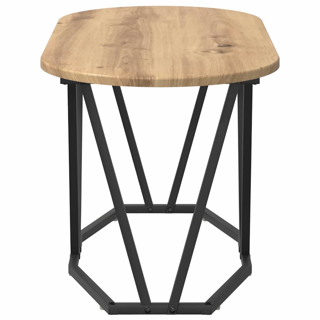 Salontafel Artisan Eiken 80 x 40 x 40.5 cm is nu te koop bij PeponiXL, paradijselijk wonen!
