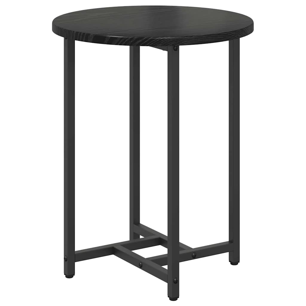 Bijzettafelset 2 pcs Zwart Eiken is nu te koop bij PeponiXL, paradijselijk wonen!