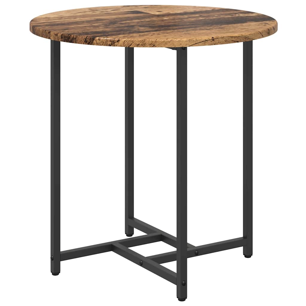 Bijzettafelset 2 pcs Oud Hout en Zwart is nu te koop bij PeponiXL, paradijselijk wonen!