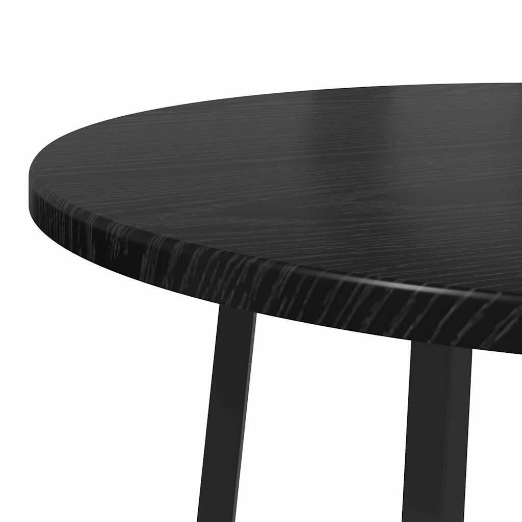 Bijzettafelset met plank 2 pcs Zwart Eiken is nu te koop bij PeponiXL, paradijselijk wonen!