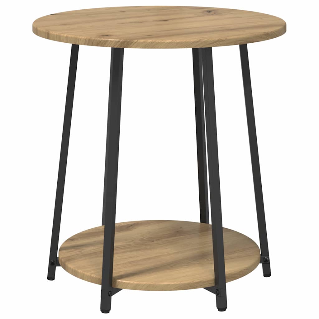 Bijzettafelset met plank 2 pcs Artisan Eiken en Zwart is nu te koop bij PeponiXL, paradijselijk wonen!