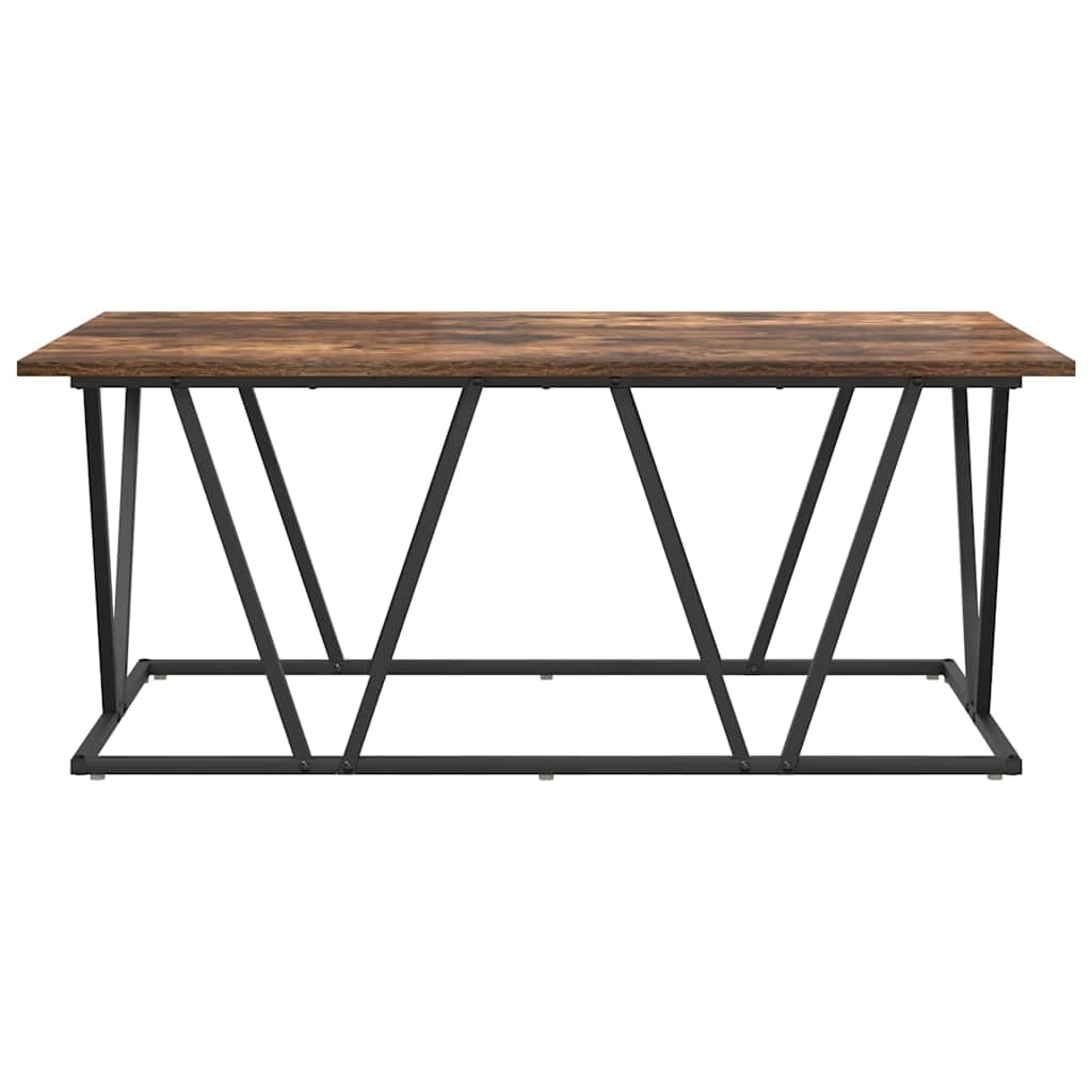 Salontafel Gerookt eiken 100 x 50 x 40 cm is nu te koop bij PeponiXL, paradijselijk wonen!