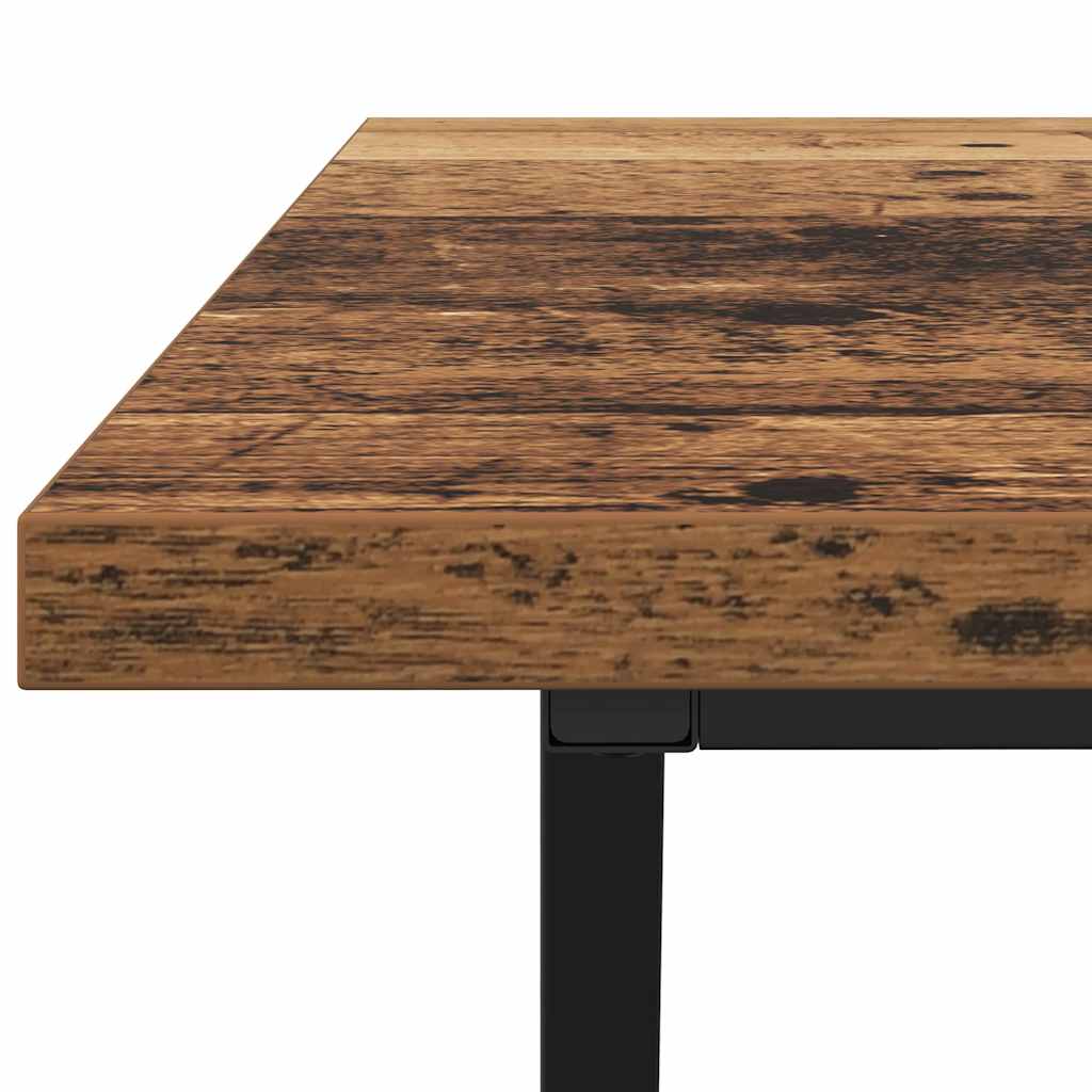 Salontafel Oud Hout 100 x 50 x 40 cm Bewerkt hout en metaal is nu te koop bij PeponiXL, paradijselijk wonen!