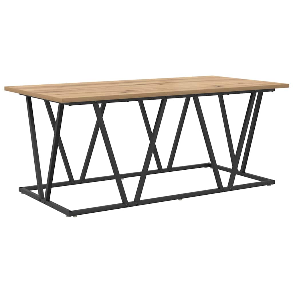 Salontafel Artisan Eiken 100 x 50 x 40 cm is nu te koop bij PeponiXL, paradijselijk wonen!