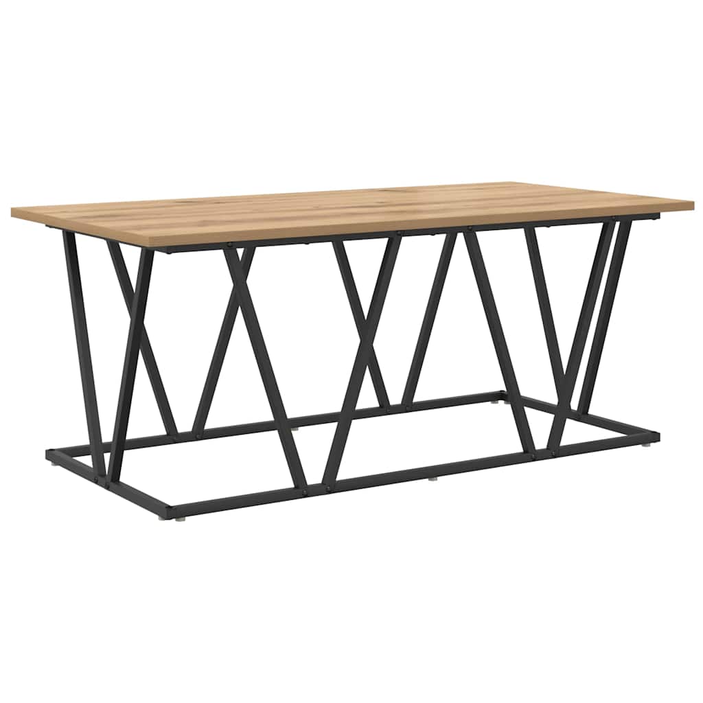 Salontafel Artisan Eiken 100 x 50 x 40 cm is nu te koop bij PeponiXL, paradijselijk wonen!