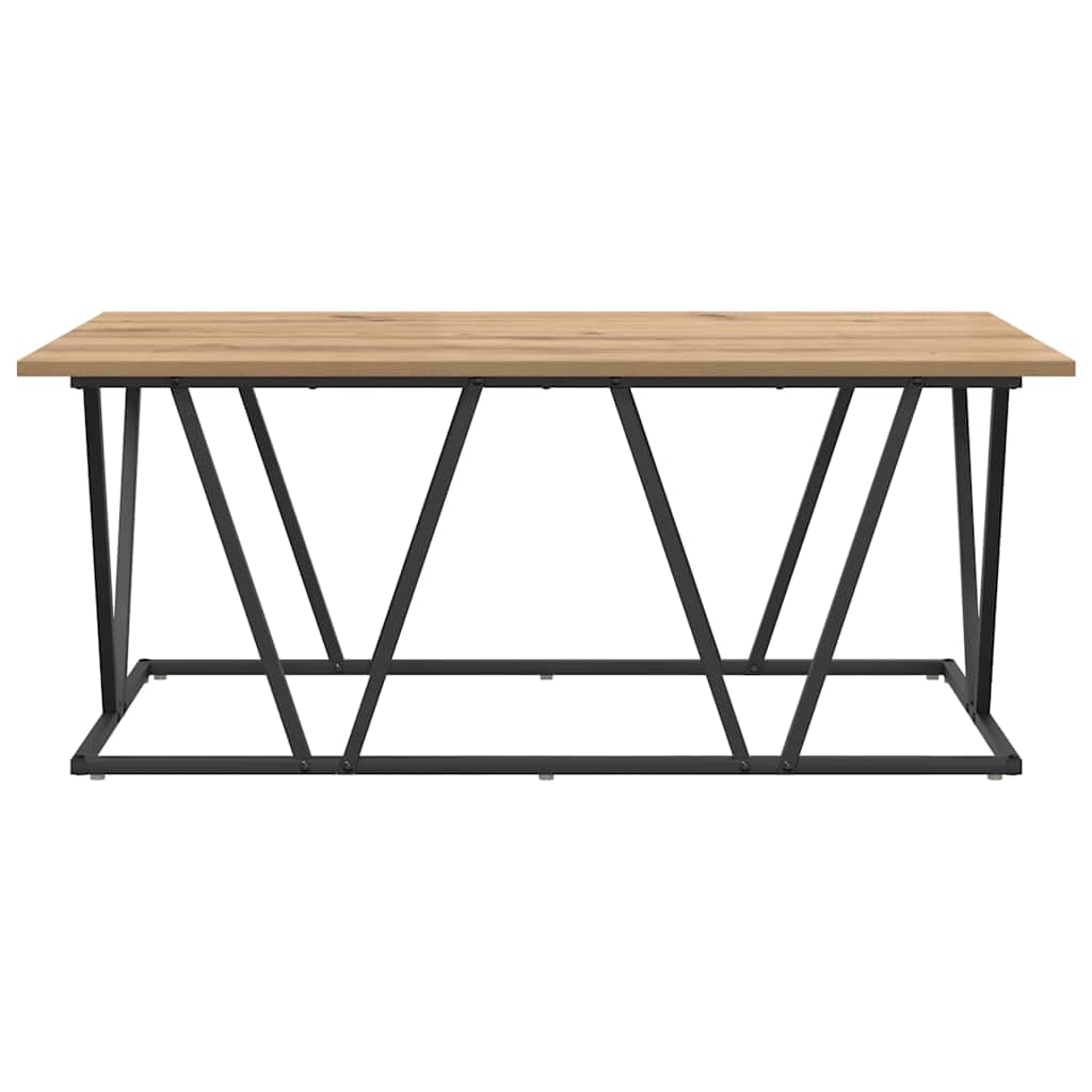 Salontafel Artisan Eiken 100 x 50 x 40 cm is nu te koop bij PeponiXL, paradijselijk wonen!