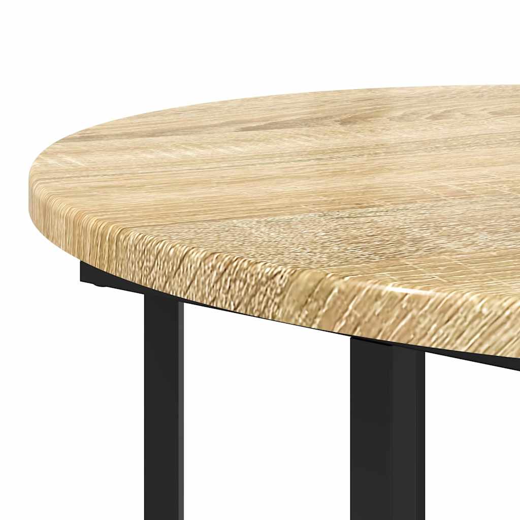 Bijzettafelset met plank 2 pcs Bruin is nu te koop bij PeponiXL, paradijselijk wonen!