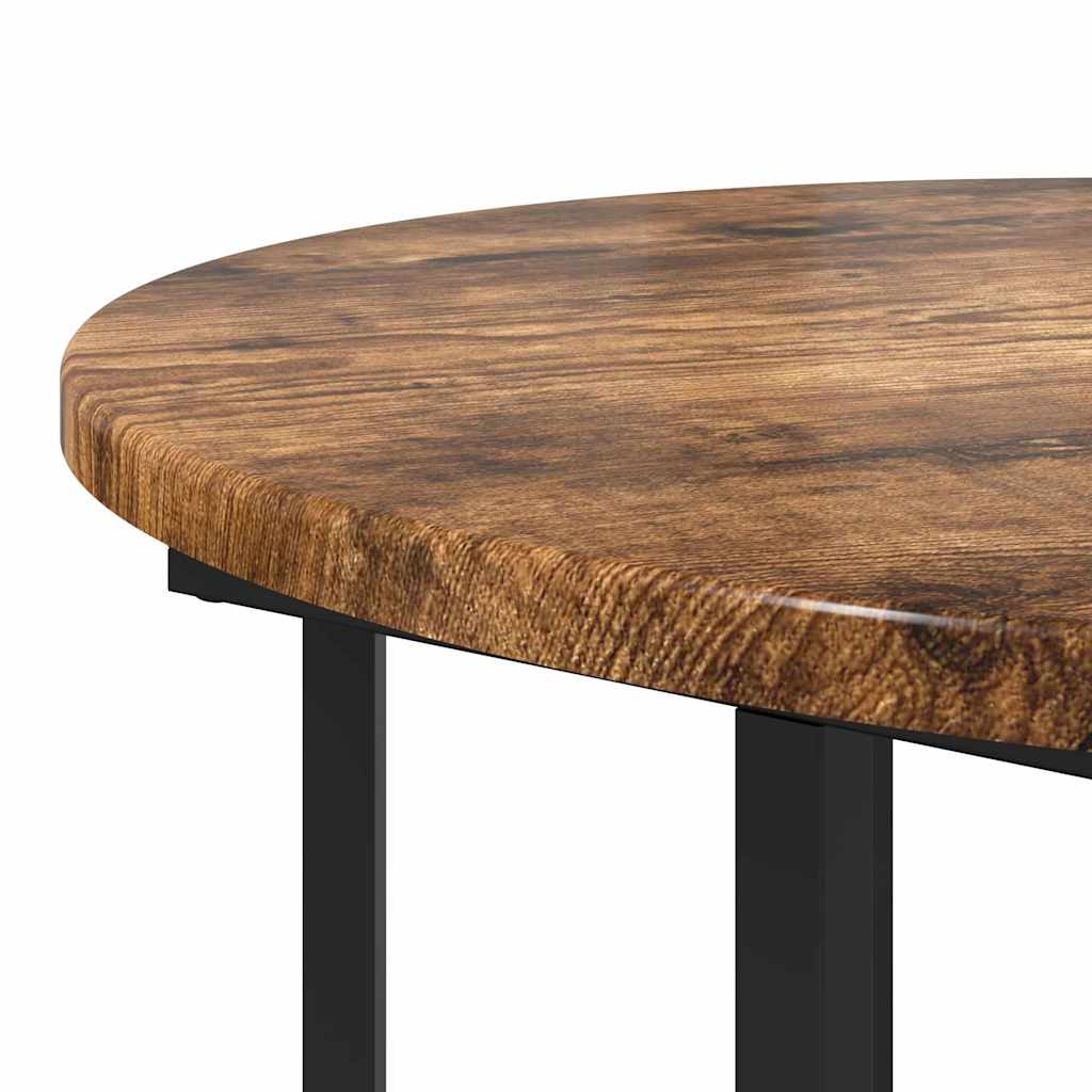 Bijzettafelset met plank 2 pcs Bruin is nu te koop bij PeponiXL, paradijselijk wonen!
