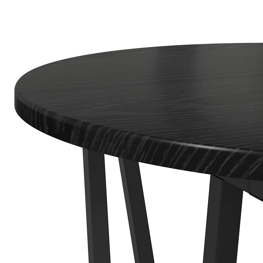 Bijzettafelset 2 pcs Zwart Eiken is nu te koop bij PeponiXL, paradijselijk wonen!