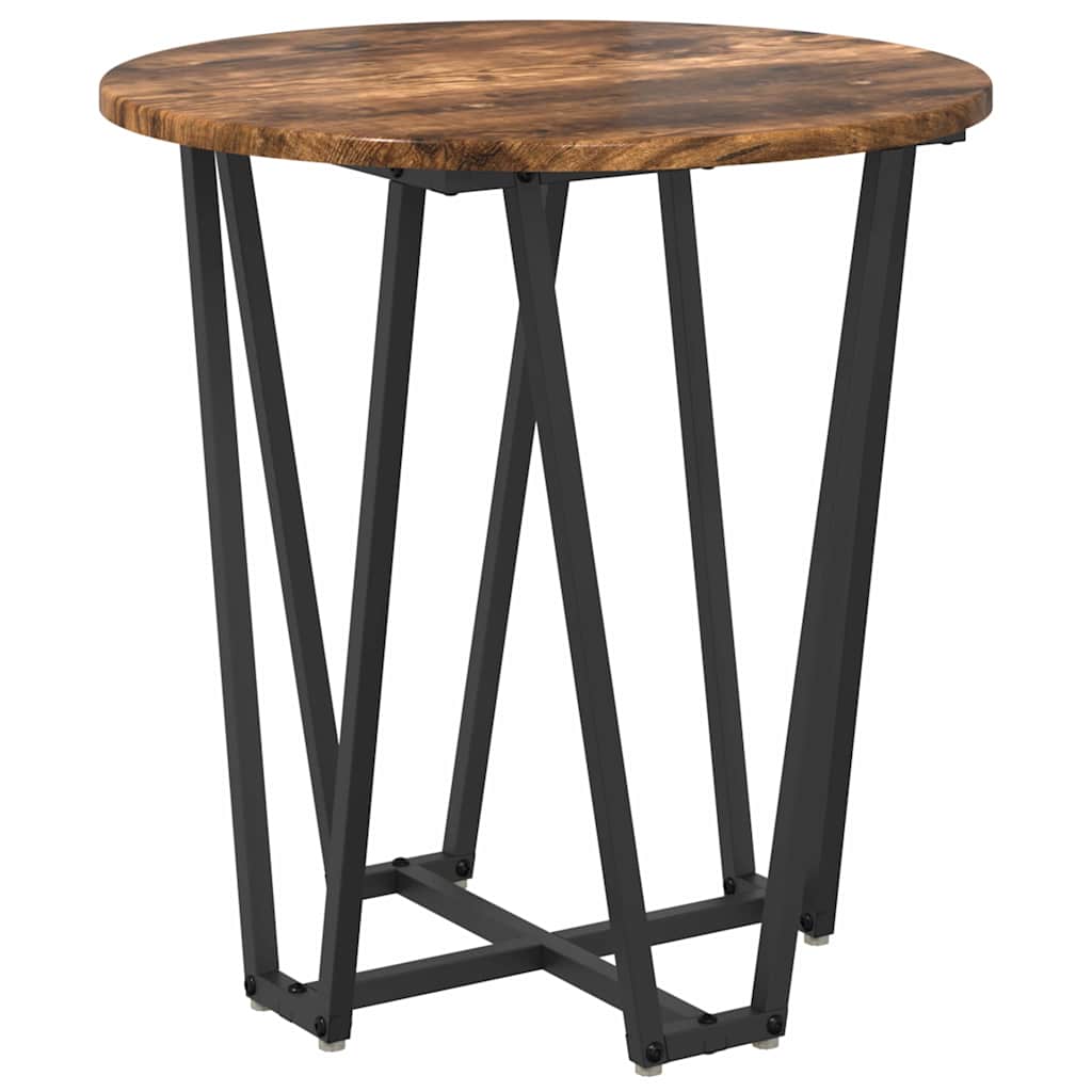 Bijzettafelset 2 pcs Gerookt Eiken en Zwart is nu te koop bij PeponiXL, paradijselijk wonen!