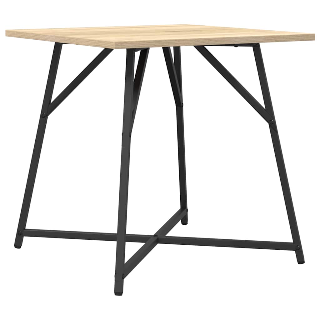 Bijzettafelset 2 pcs Sonoma Eiken en Zwart is nu te koop bij PeponiXL, paradijselijk wonen!